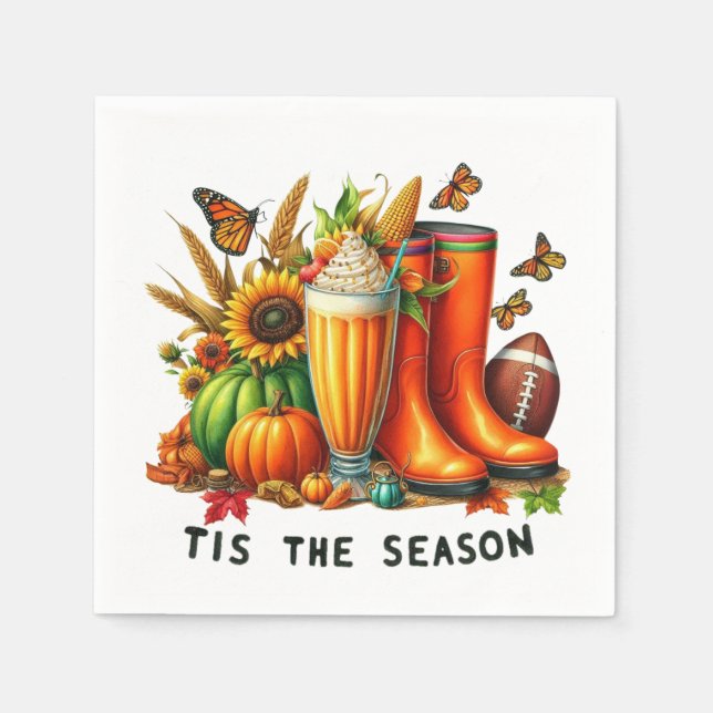 Servilleta De Papel Esta es la temporada (Anverso)