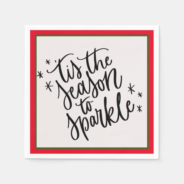 Servilleta De Papel Esta Es La Temporada De Espumar (Anverso)