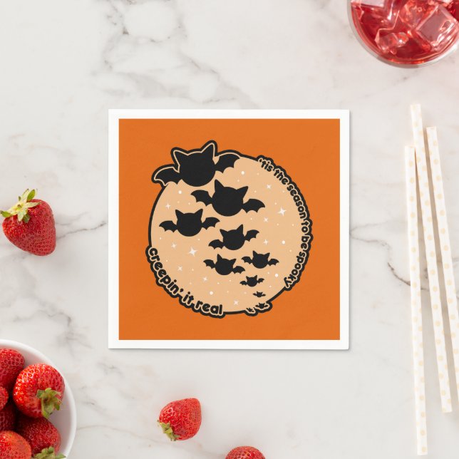 Servilleta De Papel Esta Es La Temporada En La Que Tener Miedo Kawaii  (In situ)