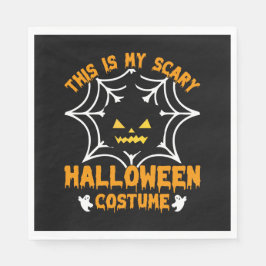 Servilleta De Papel Esta es mi cadena de disfraces de Halloween