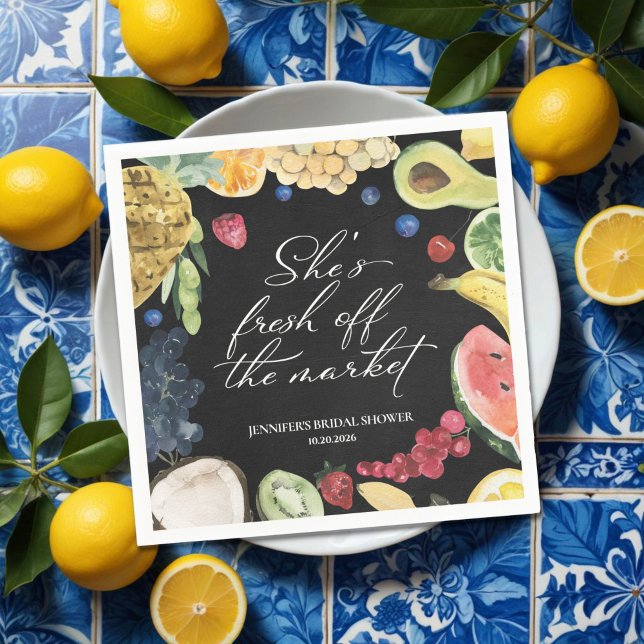 Servilleta De Papel Está fuera del mercado | Chalkboard Bridal Shower (Subido por el creador)