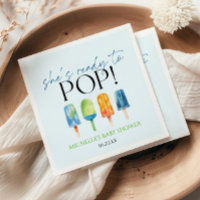 ¡Está lista para pop! Popsicle Baby Shower