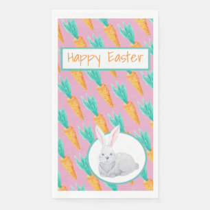 Servilleta De Papel Está Lloviendo Zanahorias - Feliz Pascua