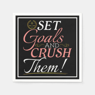Servilleta De Papel Establecer objetivos y aplastarlos