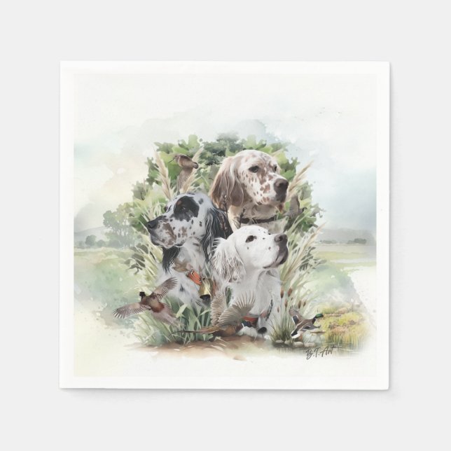 Servilleta De Papel Establecimientos de inglés (Anverso)