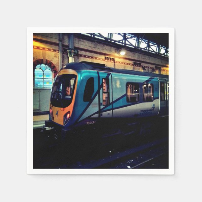 Servilleta De Papel Estación de Manchester (Anverso)