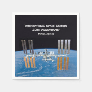 Servilleta De Papel Estación Espacial Internacional ISS 20º aniversari