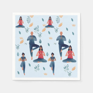 Servilleta De Papel Estado de ánimo de yoga 