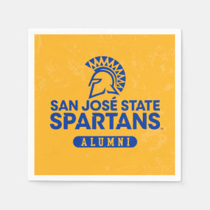 Servilleta De Papel Estado Spartans de San Jose apenado