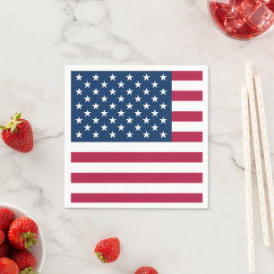 Servilleta De Papel Estados Unidos de América bandera de EE. UU. fiest