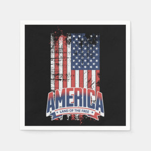 Servilleta De Papel Estados Unidos - Tierra de los libres