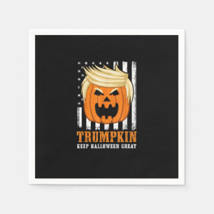 Servilleta De Papel Estados Unidos Trumpkin mantiene a Halloween muy d