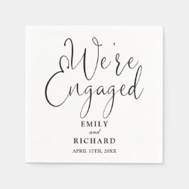 Servilleta De Papel Estamos comprometidos con el Partido de Compromiso