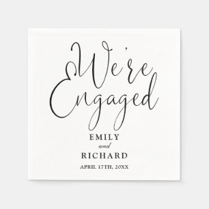 Servilleta De Papel Estamos comprometidos con el Partido de Compromiso