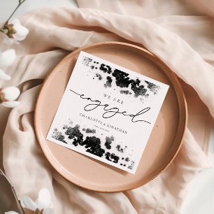 Servilleta De Papel Estamos comprometidos con la fiesta de compromiso 