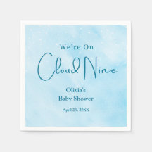 Estamos en Cloud Nine Boy Baby Shower
