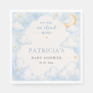 Servilleta De Papel Estamos en el Séptimo Cielo Invitación para Baby S