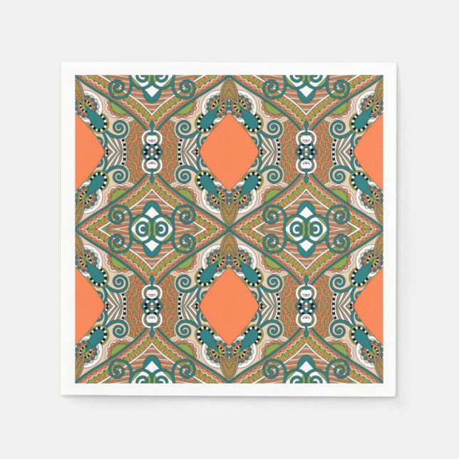 Servilleta De Papel estampado de brocado (Anverso)