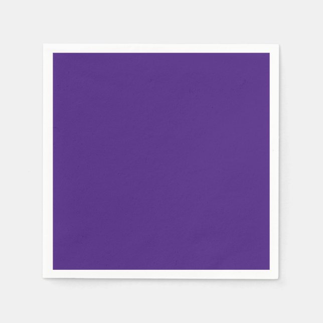 Servilleta de papel estándar para cóctel Morado Mo (Anverso)