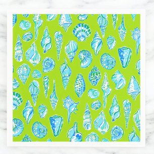 Servilleta De Papel Estanques costeros de adormidera en la costa verde