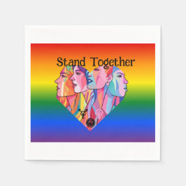 Servilleta De Papel Estar juntos