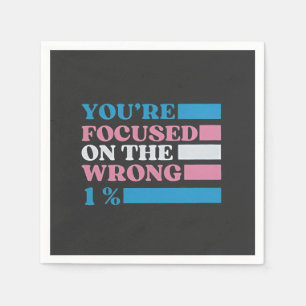 Servilleta De Papel Estás enfocado en el equivocado 1 por ciento de tr