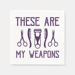 Servilleta De Papel Estas son mis armas