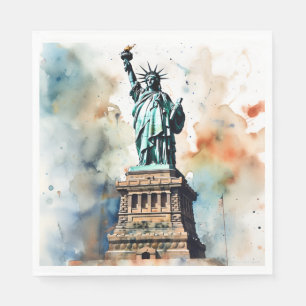 Servilleta De Papel Estatua de la Libertad