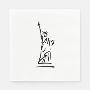 Servilleta De Papel Estatua de la Libertad de NY