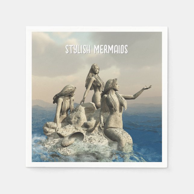 Servilleta De Papel Estatua de las sirvientas. Personalizada (Anverso)