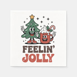 Servilleta De Papel Este Es El Café Santa Hat del Árbol de Navidad de 