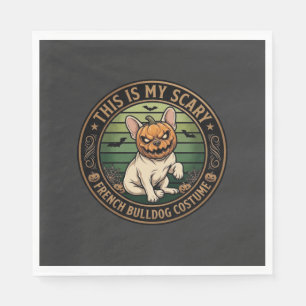Servilleta De Papel Este Es Mi Disfraz De Bulldog Francés De Halloween