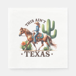Servilleta De Papel Este no es el caballo de gallina de Texas