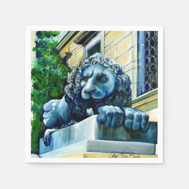 Servilleta De Papel Esteemed Feline, Washington DC, EE. UU. (Anverso)