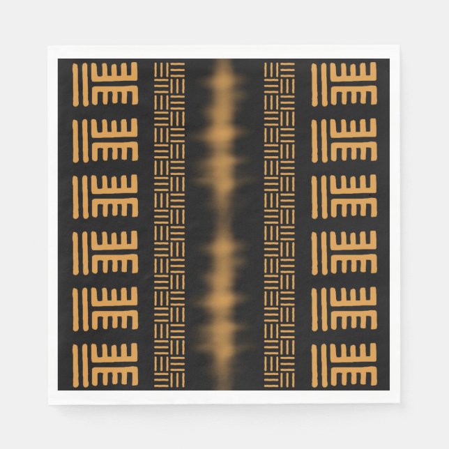 Servilleta De Papel Estilo bogoleño africano servilletas afrocéntricas (Anverso)