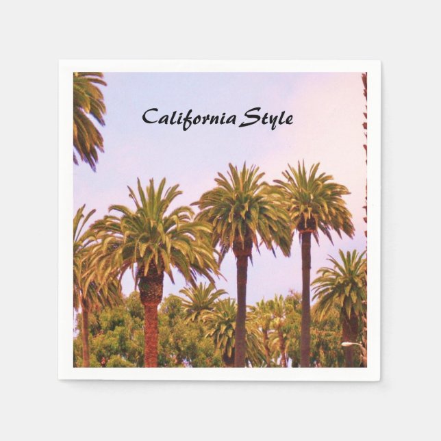 SERVILLETA DE PAPEL ESTILO CALIFORNIA (Anverso)