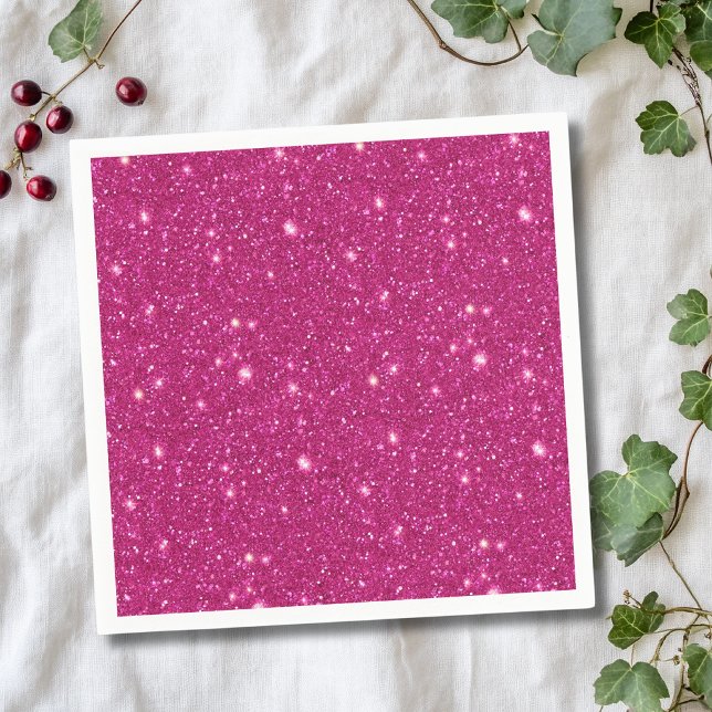 Servilleta De Papel Estilo clásico de San Valentín con brillo rosa de  (Subido por el creador)