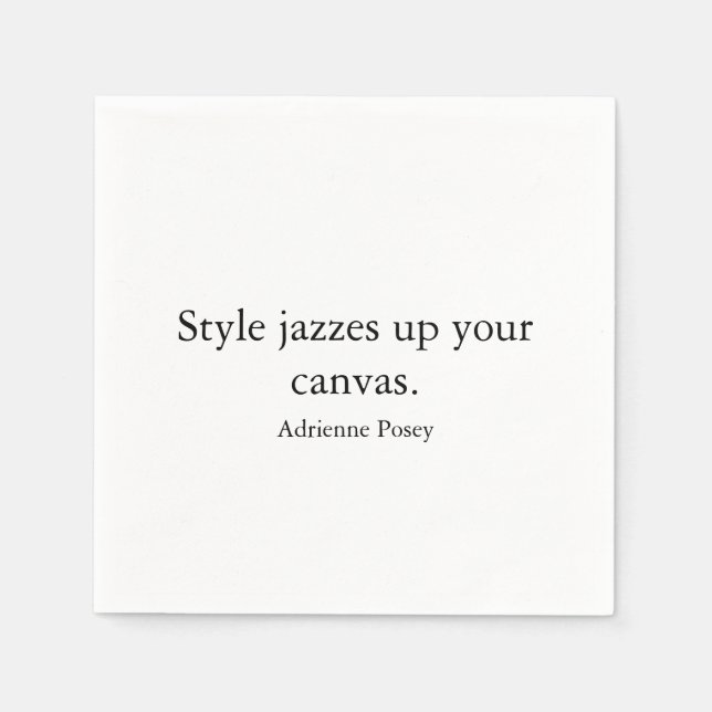 Servilleta De Papel Estilo Cocktail Napkins (Anverso)