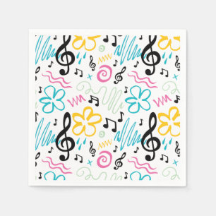 Servilleta De Papel estilo de la música 90s