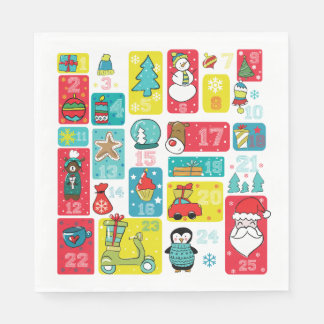 Servilleta De Papel Estilo de Personalizado de calendario avanzado de 