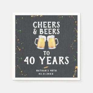 Servilleta De Papel Estilo de pub de animaciones y cervezas