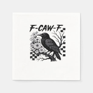 Servilleta De Papel Estilo divertido y esencial de F Caw F