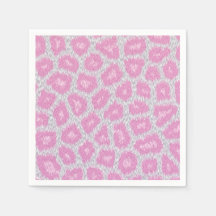 Estilo Leopardo de la nieve - Rosa Plata