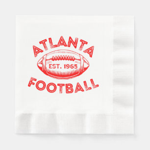 Servilleta De Papel Estilo Vintage del Fútbol de Atlanta