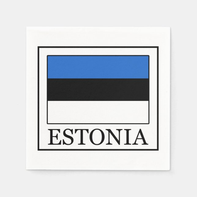 Servilleta De Papel Estonia (Anverso)
