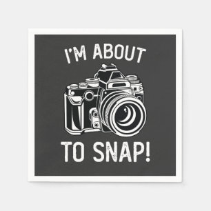 Servilleta De Papel Estoy A Punto De Tomar Fotografía Graciosa
