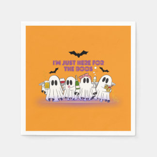 Servilleta De Papel Estoy aquí por la divertida Halloween de Boos
