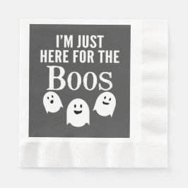 Servilleta De Papel Estoy aquí por los Boos - Funny Fiesta de Hallowee