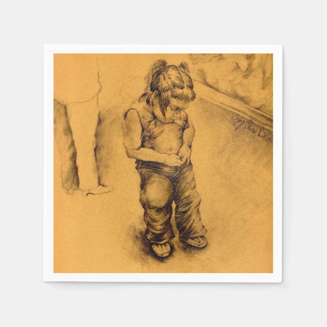 Servilleta De Papel Estoy perdido en Le Tianguie, México (Anverso)