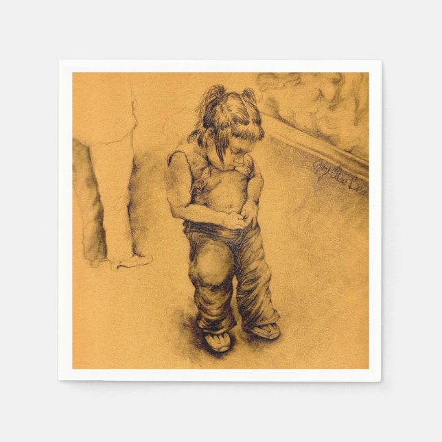 Servilleta De Papel Estoy perdido en Le Tianguie, México (Anverso)